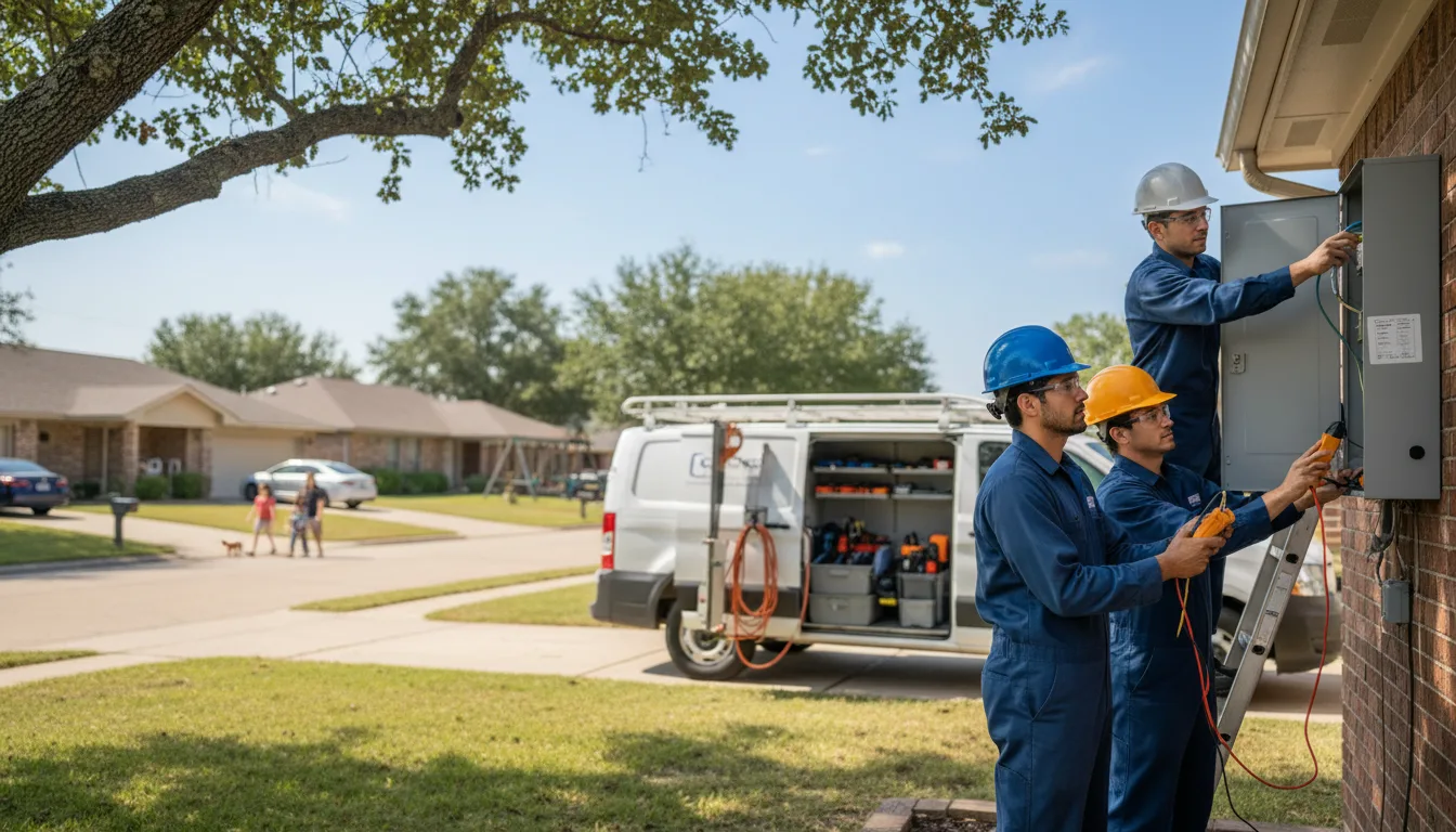 Certified electrician providing emergency electrical services in Jamesport, NY